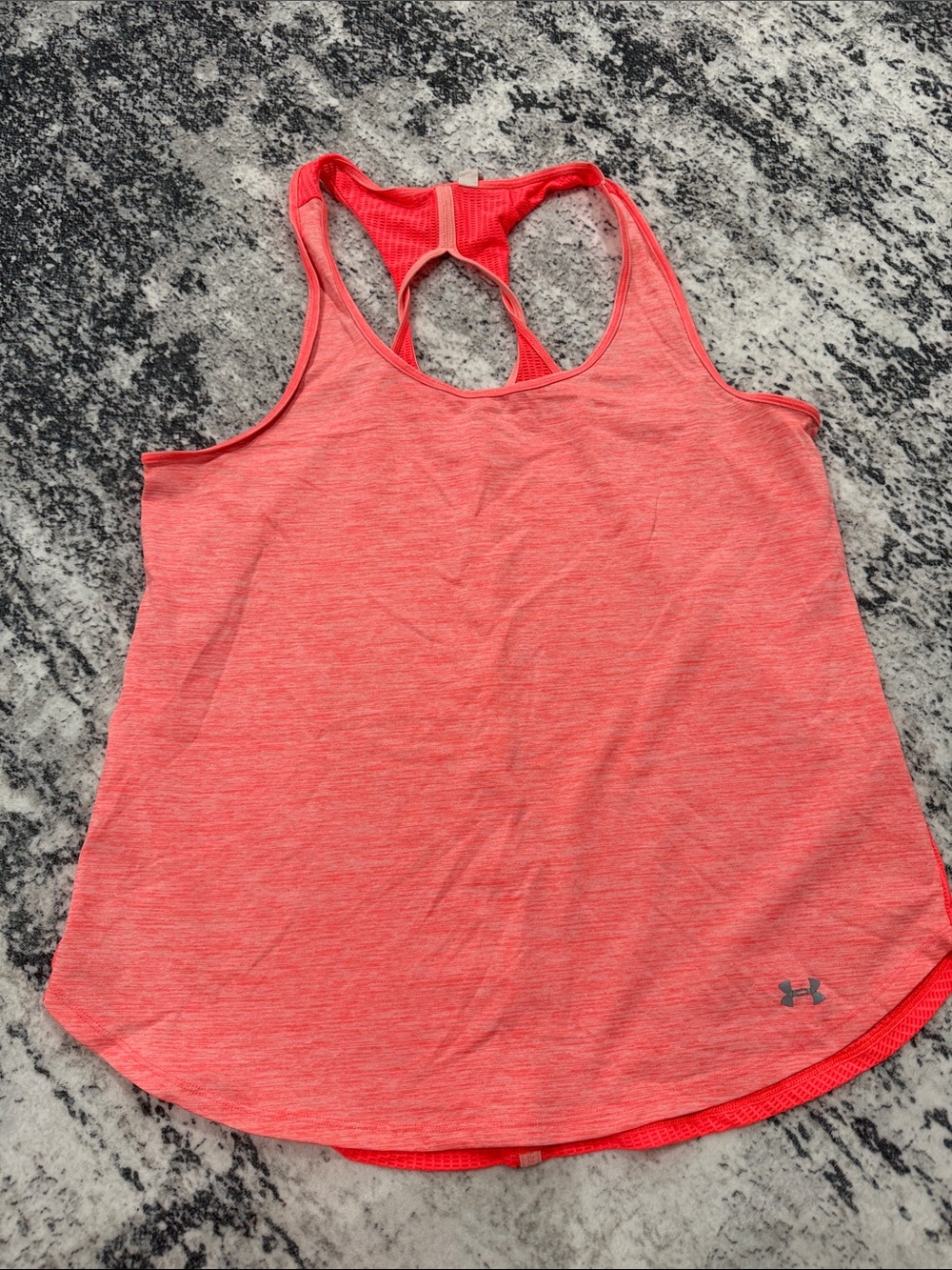 Under Armour Coral Heather Racerback Tank